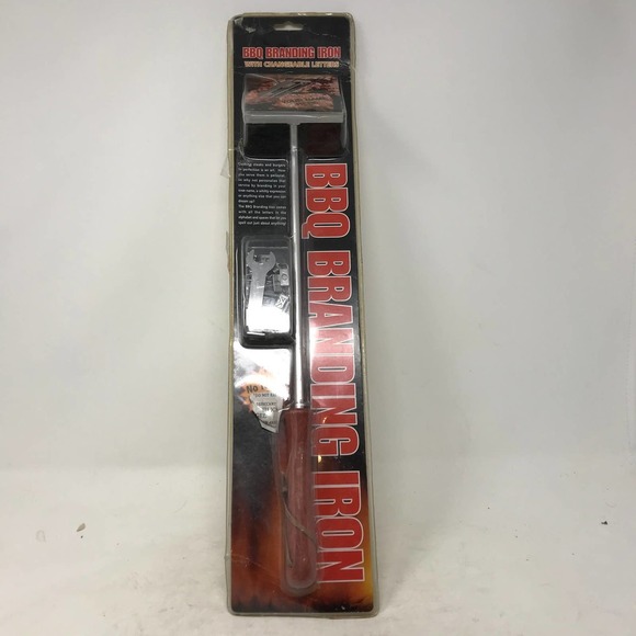 BBQ Branding Iron w Changeable Letters - Picture 1 of 8